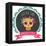 Print - Mexican Sugar Skull, Day of the Dead Poster-Marish-Framed Stretched Canvas