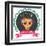 Print - Mexican Sugar Skull, Day of the Dead Poster-Marish-Framed Art Print