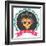 Print - Mexican Sugar Skull, Day of the Dead Poster-Marish-Framed Art Print