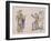 Print of a 12th-Century King and Knight-null-Framed Giclee Print