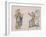 Print of a 12th-Century King and Knight-null-Framed Giclee Print