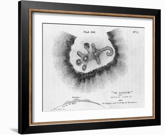 Print of a Burial Mount-null-Framed Giclee Print