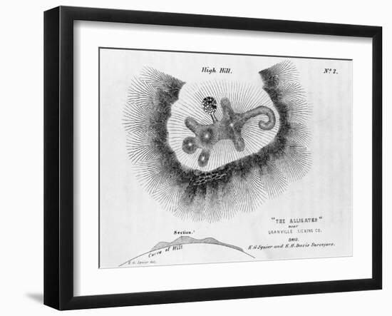 Print of a Burial Mount-null-Framed Giclee Print