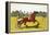 Print of a Trotting Pony Pulling a Racing Cart by Charles Olncelin-Stapleton Collection-Framed Premier Image Canvas