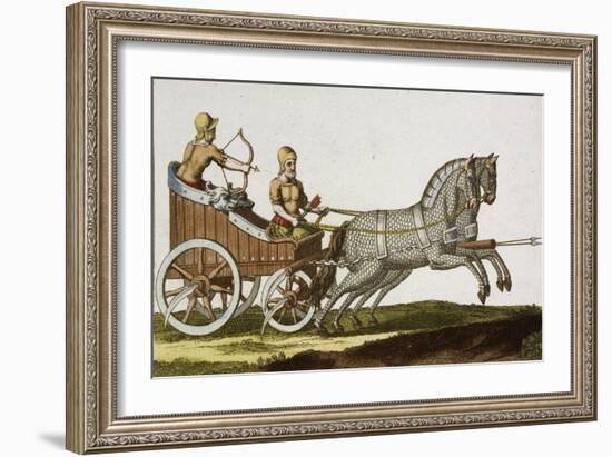 Print of Ancient Syrian Chariot-null-Framed Giclee Print