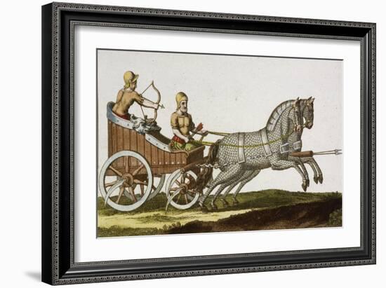 Print of Ancient Syrian Chariot-null-Framed Giclee Print