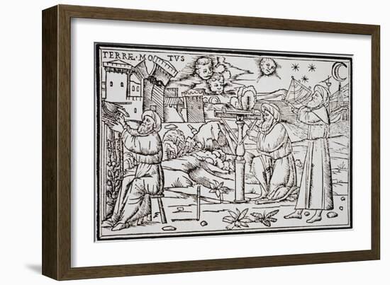 Print of Arabian Astrologers Examining the Sky from in Somnium Scipionis-Ambrosius Macrobius-Framed Giclee Print