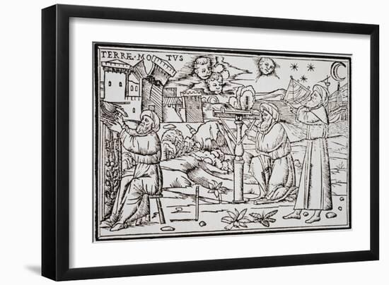 Print of Arabian Astrologers Examining the Sky from in Somnium Scipionis-Ambrosius Macrobius-Framed Giclee Print