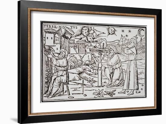 Print of Arabian Astrologers Examining the Sky from in Somnium Scipionis-Ambrosius Macrobius-Framed Giclee Print