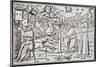 Print of Arabian Astrologers Examining the Sky from in Somnium Scipionis-Ambrosius Macrobius-Mounted Giclee Print