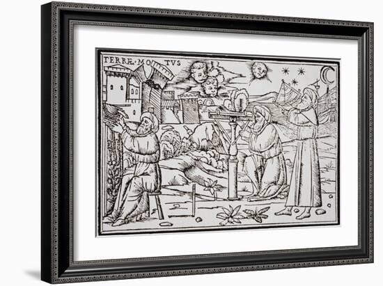 Print of Arabian Astrologers Examining the Sky from in Somnium Scipionis-Ambrosius Macrobius-Framed Giclee Print