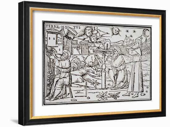 Print of Arabian Astrologers Examining the Sky from in Somnium Scipionis-Ambrosius Macrobius-Framed Giclee Print