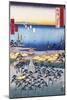 Print of Coastal Scene by Hiroshige-Stefano Bianchetti-Mounted Giclee Print