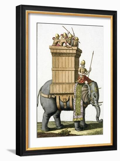 Print of Elephant Used in Battle-null-Framed Giclee Print