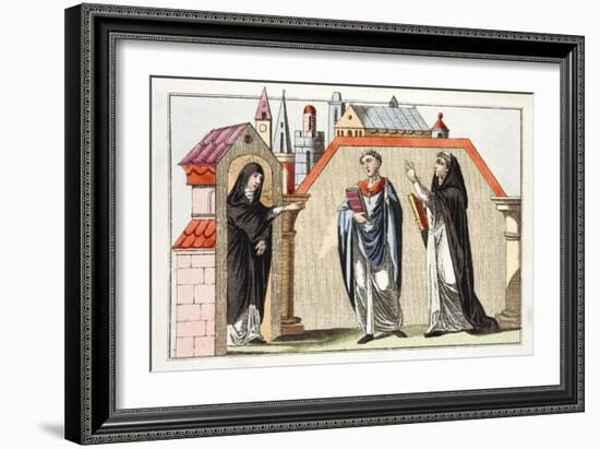 Print of Norman Religious Figures-null-Framed Giclee Print