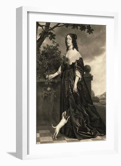 Print of Portrait of Elizabeth, Queen of Bohemia after Gerhard Honthorst-null-Framed Giclee Print