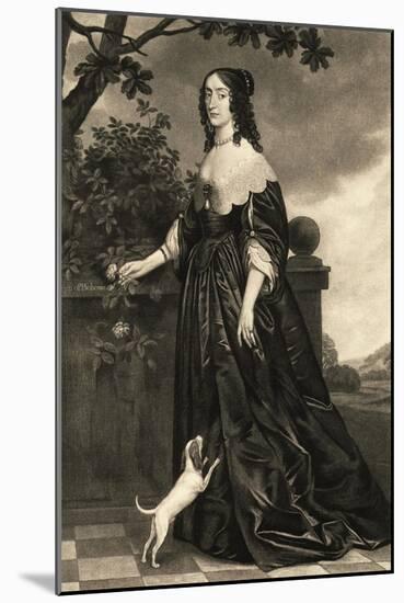 Print of Portrait of Elizabeth, Queen of Bohemia after Gerhard Honthorst-null-Mounted Giclee Print