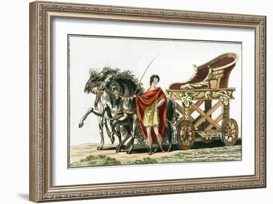 Print of Roman Chariot-null-Framed Giclee Print