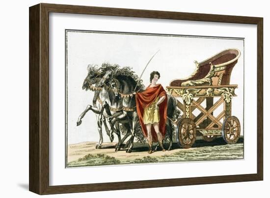 Print of Roman Chariot-null-Framed Giclee Print