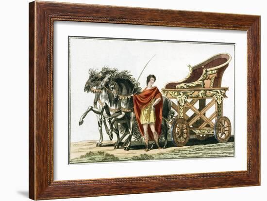 Print of Roman Chariot-null-Framed Giclee Print