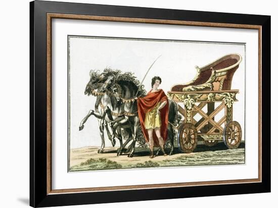 Print of Roman Chariot-null-Framed Giclee Print