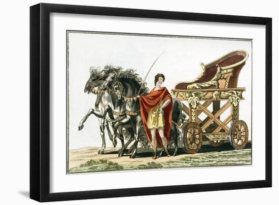 Print of Roman Chariot-null-Framed Giclee Print