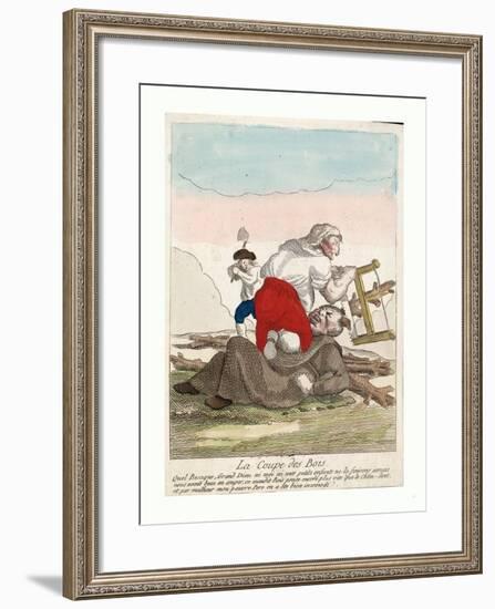 Print Shows a Member of the Third Estate-null-Framed Giclee Print