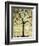 Print Tree of Life Mixed Media Painting-Blenda Tyvoll-Framed Art Print