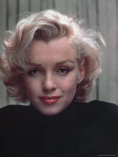 Portrait of Actress Marilyn Monroe on Patio of Her Home ...