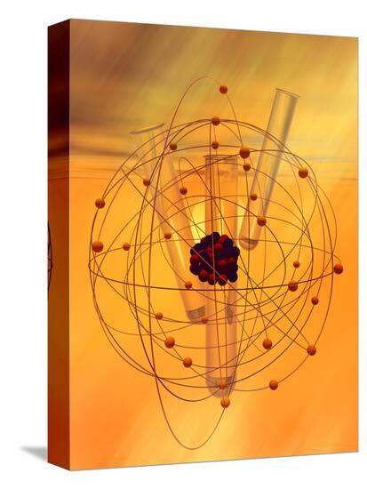 How many protons, electrons, and neutrons make up an atom of uranium-235? picture