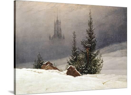 winter landscape caspar david friedrich