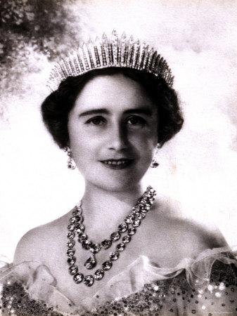 Her Majesty Queen Elizabeth, the Queen Mother, in Tiara and Gown, 4 August 1900 - 30 March 2002 ...