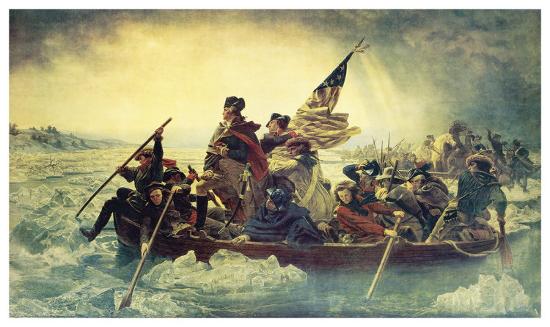 Washington Crossing The Delaware C 1851 Art Print By Emanuel Leutze At