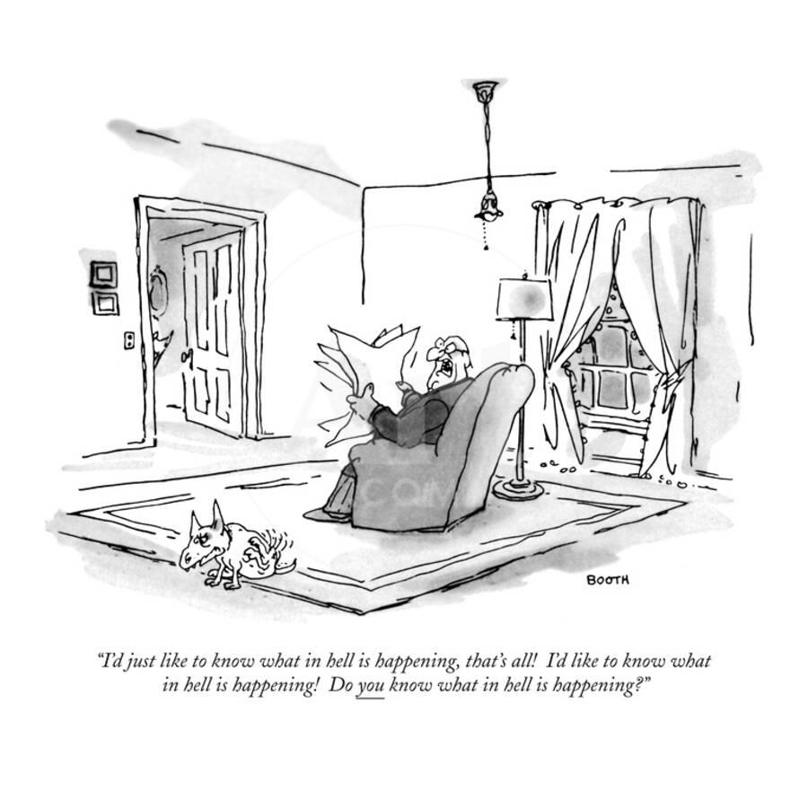 Cartoonist Profile: Here’s George Booth The Daily Cartoonist