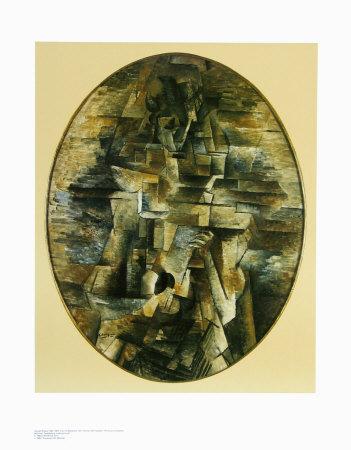 Woman with Mandolin, 1910 Art Print by Georges Braque at ...