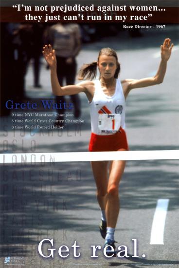 Grete Waitz: Get Real Art Print at Art.com