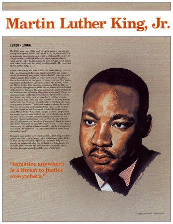 Heroes of the 20th Century - Martin Luther King Jr. Art ...
