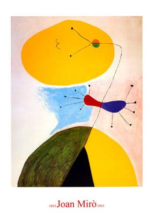 Portrait Art Print by Joan Miró at Art.com