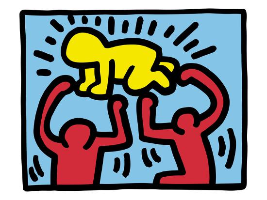 Pop Shop (Radiant Baby) Art Print by Keith Haring at