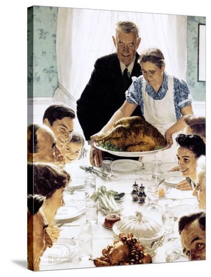 "Freedom From Want", March 6,1943 Premium Giclee Print by ...