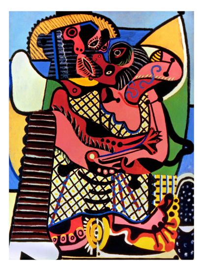 Picasso: Kiss, 1925 Art Print by Pablo Picasso at Art.com
