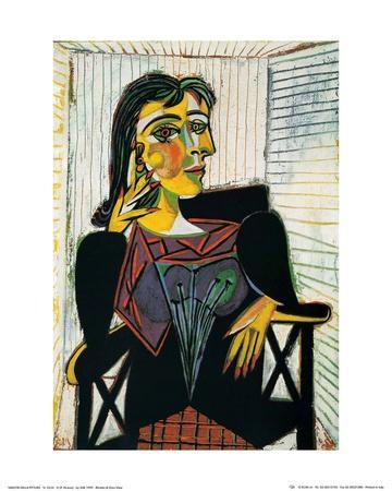 Portrait of Dora Maar, c.1937 Art Print by Pablo Picasso ...