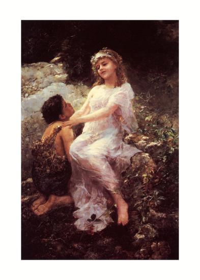 Woodland Nymph Art Print by Paul Wagner at eu.art.com