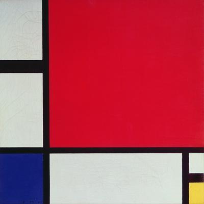 Composition with Red, Blue and Yellow, 1930 Giclee Print by Piet ...