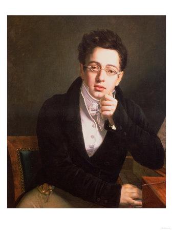 Portrait of Franz Schubert (1797-1828), Austrian Composer, Aged 17 ...