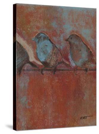 Row of Sparrows I Premium Giclee Print at Art.com