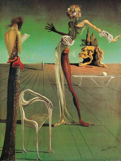 Woman with a Head of Roses Art Print by Salvador Dalí at ...