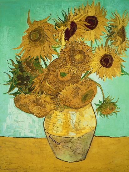 Sunflowers, c.1888 Giclee Print by Vincent van Gogh at Art.com