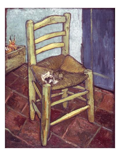 Van Gogh: Chair, 1888-89 Giclee Print by Vincent van Gogh at Art.com