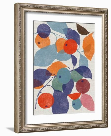 Printed Apples-Jenny Frean-Framed Giclee Print